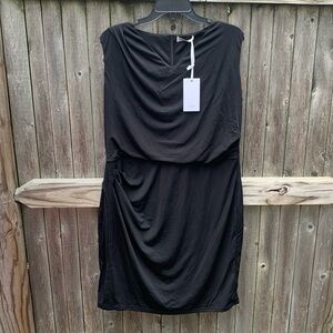 Grace Karin 2XL black dress with shirred side. NWT!!